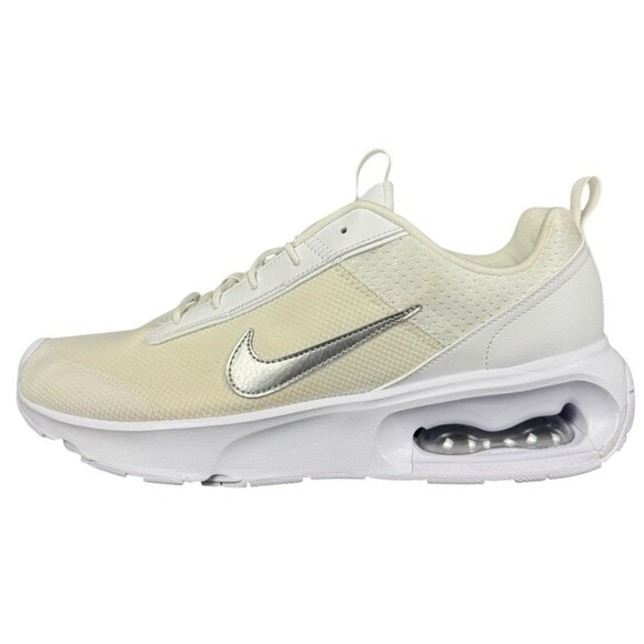 Nike Womens Size 12 Sneakers Shoe Air Max Interlock White Silver DV5695-100 New - Picture 1 of 9